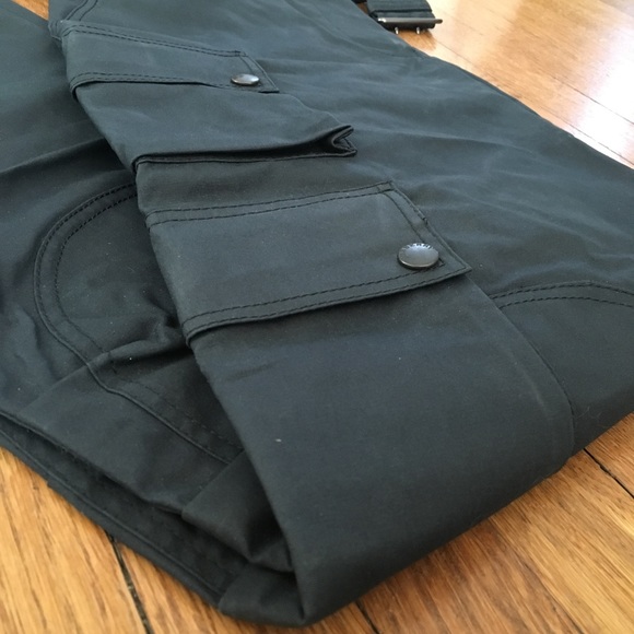 NWT BURBERRY Waxed Coated Cargo Pants - Picture 2 of 8